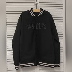 Vans Black Sixty Sixers Varsity Jacket